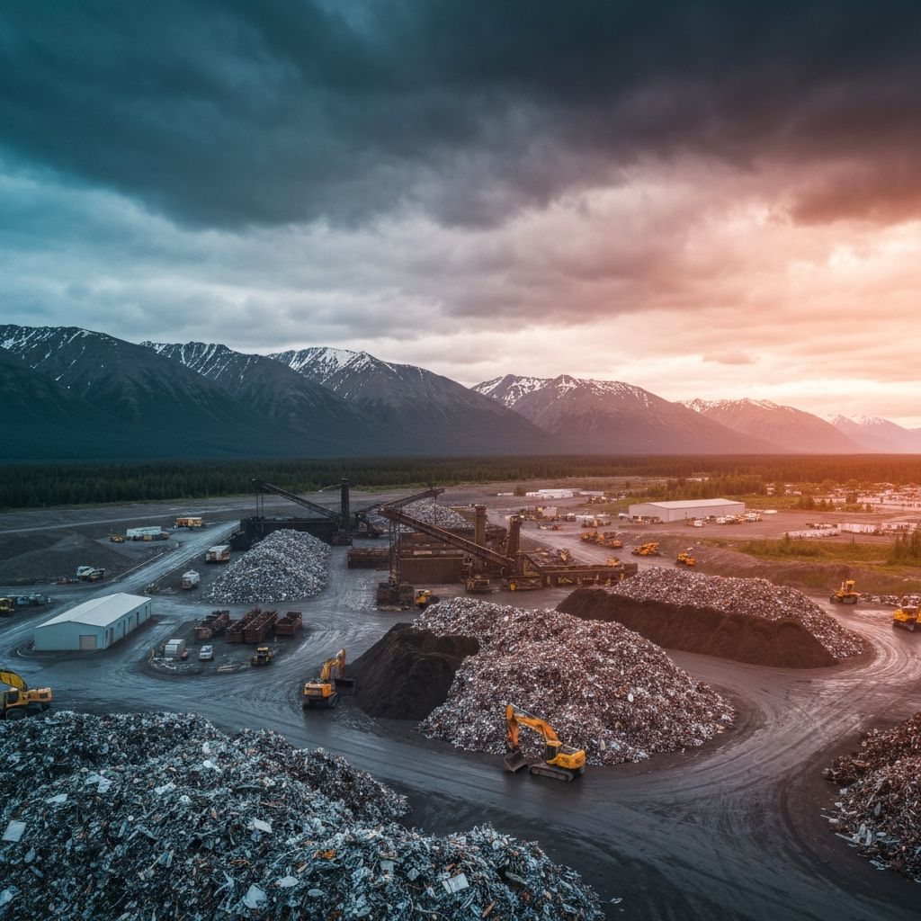 Alaska industrial metal recycling facility